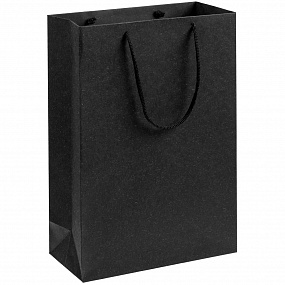 Gifts: пакет бумажный eco style, черный 
