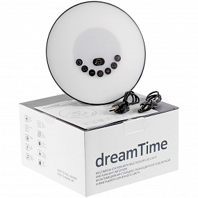 Gifts: лампа-колонка со световым будильником dreamtime, ver.2, черная 