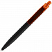 Gifts: ручка шариковая prodir qs01 prt-p soft touch, черная с оранжевым 