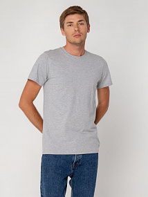 Gifts: футболка мужская t-bolka stretch, серый меланж 