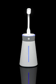 Gifts: увлажнитель воздуха с вентилятором и лампой aircan, белый 