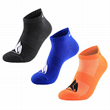 Gifts: набор из 3 пар спортивных носков monterno sport, серый, синий и оранжевый 