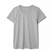 Gifts: футболка женская t-bolka stretch lady, серый меланж 