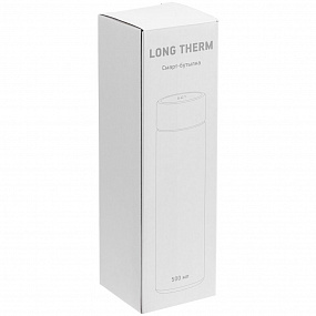 Gifts: смарт-бутылка с заменяемой батарейкой long therm, белая 