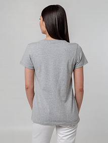 Gifts: футболка женская t-bolka stretch lady, серый меланж 