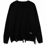 Gifts: джемпер оверсайз унисекс grunge в сумке, черный 