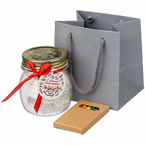 Gifts: пакет бумажный под кружку cupfull, серый 