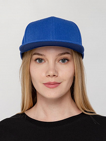 Gifts: бейсболка snapback с прямым козырьком, ярко-синяя 