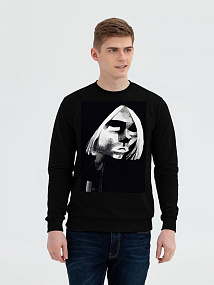 Gifts: свитшот «меламед. kurt cobain», черный 