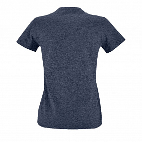 Gifts: футболка женская imperial fit women, синий меланж 