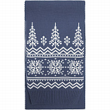Gifts: шарф elnik, серый с молочно-белым 