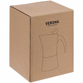 Gifts: гейзерная кофеварка verona, в коробке 
