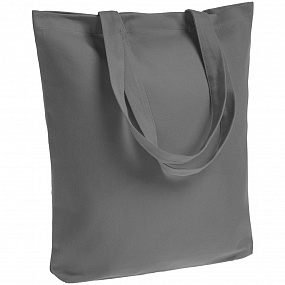 Gifts: холщовая сумка avoska, темно-серая (серо-стальная) 