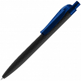 Gifts: ручка шариковая prodir qs01 prt-p soft touch, черная с синим 