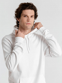Gifts: толстовка с капюшоном унисекс hoodie, белая 