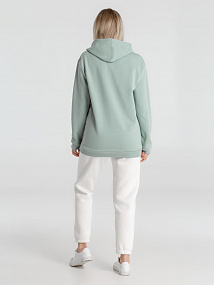 Gifts: толстовка с капюшоном унисекс hoodie, серо-зеленая 