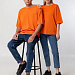 Gifts: футболка унисекс оверсайз street vibes, оранжевая 