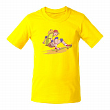 Gifts: футболка детская skateboard, желтая 