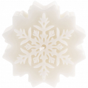 Gifts: свеча snowflame 2, белая, 8 см 