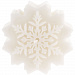 Gifts: свеча snowflame 2, белая, 8 см 