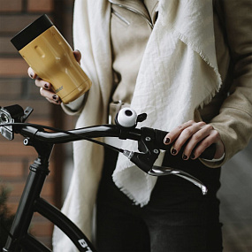 Gifts: термостакан tumbler 350, вакуумный, оранжевый 