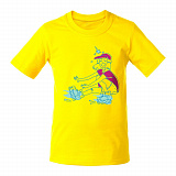 Gifts: футболка детская roller skates, желтая 