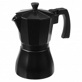 Gifts: гейзерная кофеварка siena, черная 