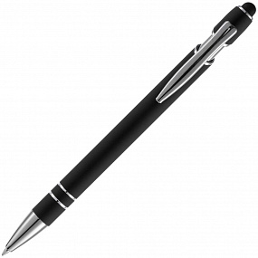 Gifts: ручка шариковая pointer soft touch со стилусом, черная 