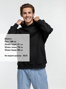 Gifts: худи оверсайз kulonga comfort heavy, черное 